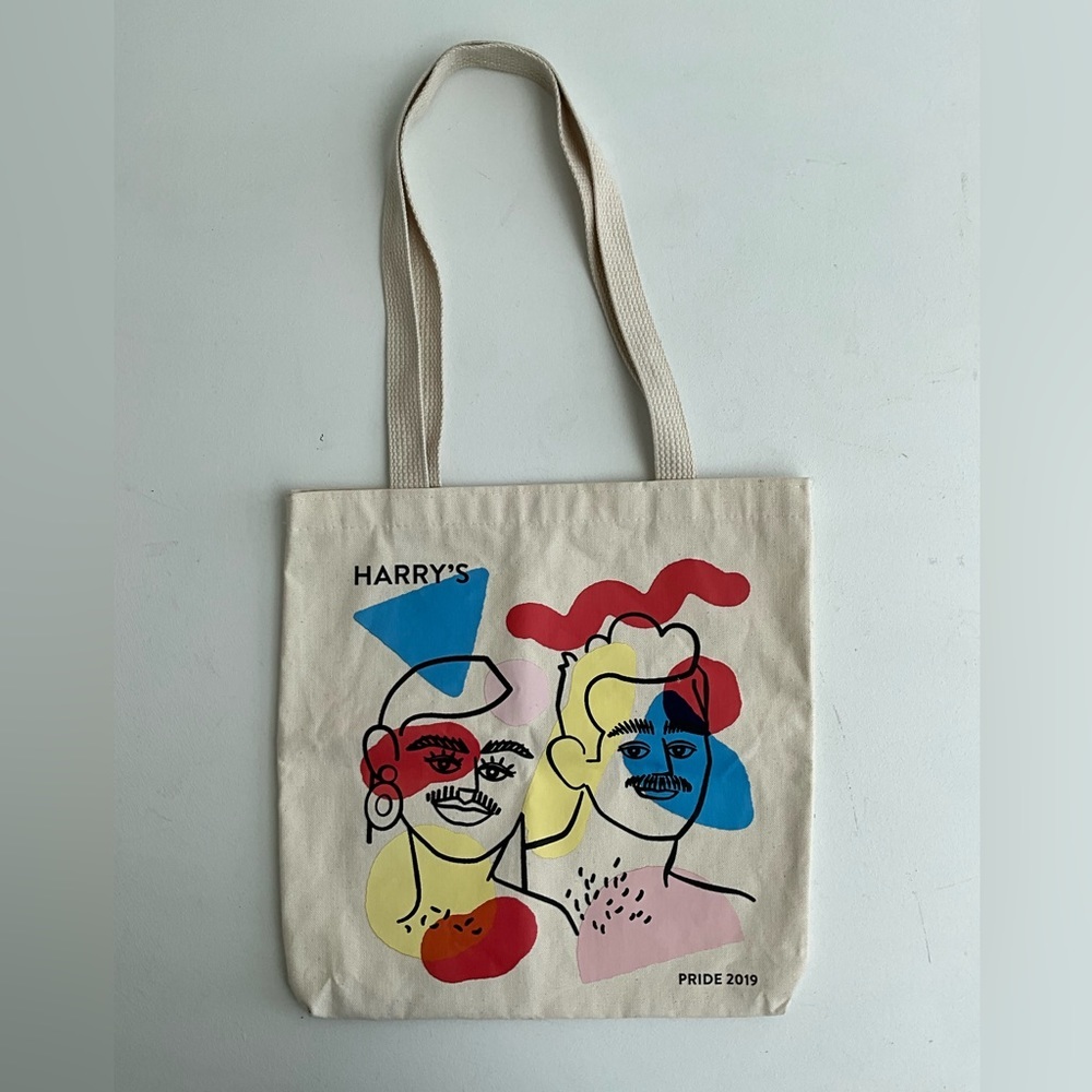 Harry’s Pride Reusable Canvas Cotton Tote Grocery Shopper Bag Farmers Market Eco